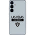 NFL Las Vegas Raiders Silver Performance Series Galaxy S25 Skin